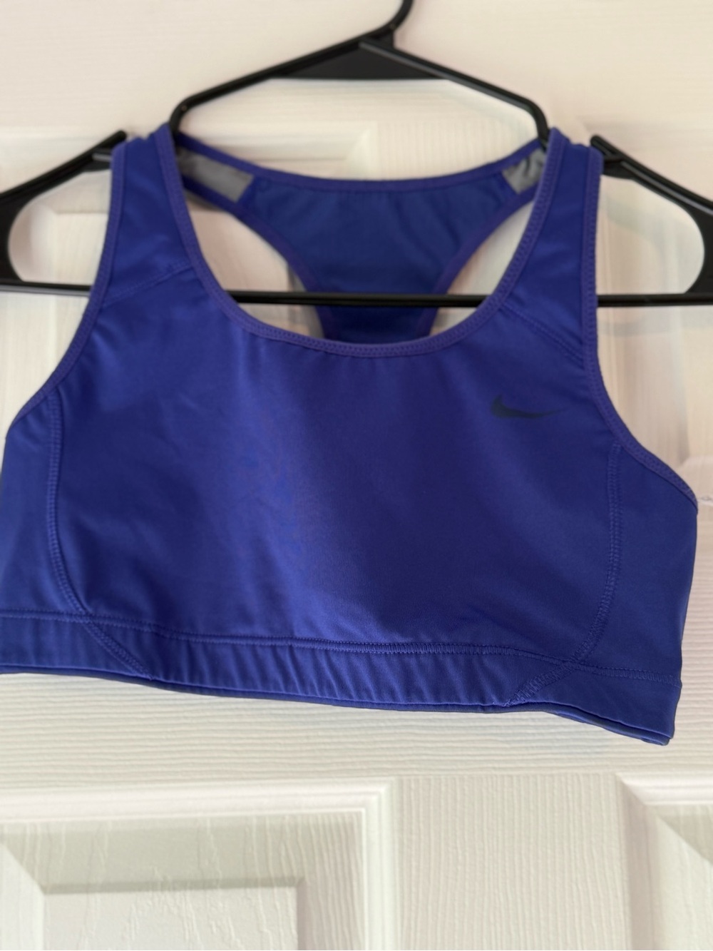 Nike Dri-FIT Women's Blue Racerback Wireless Pullover Sports Bra Size M